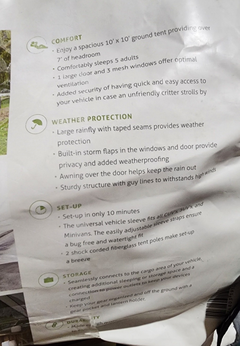 Napier Backroadz SUV Tent - photo 2