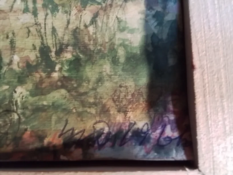 Framed Original Russian Watercolor Painting by Rozov 1966 image indicator(5)