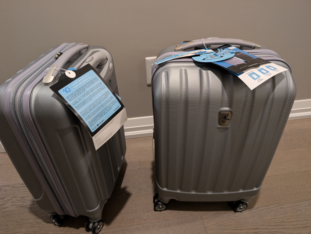 Hard Case Carry-on Suitcases (Set of 2)