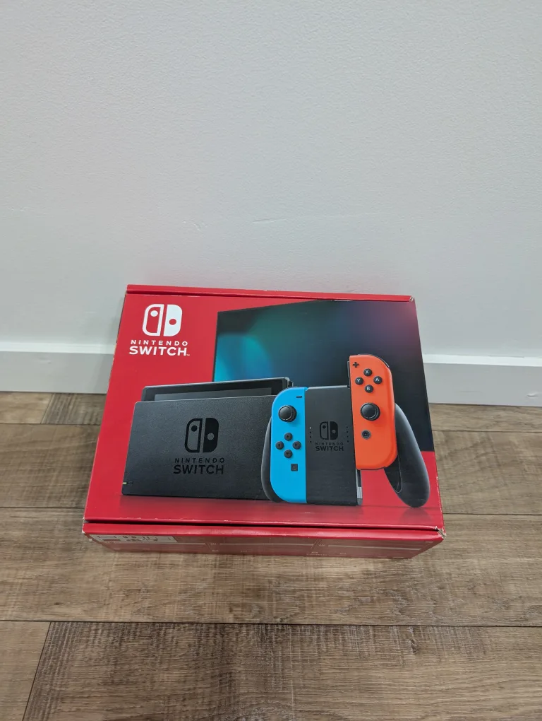 Nintendo Switch Console - Neon Blue and Red Joy-Cons image indicator(2)