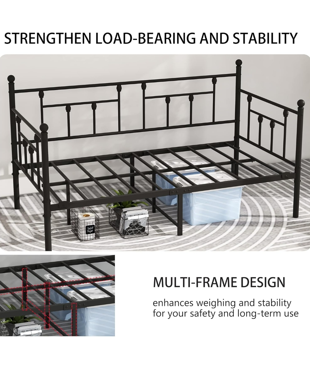 Metal Daybed Frame - photo 3