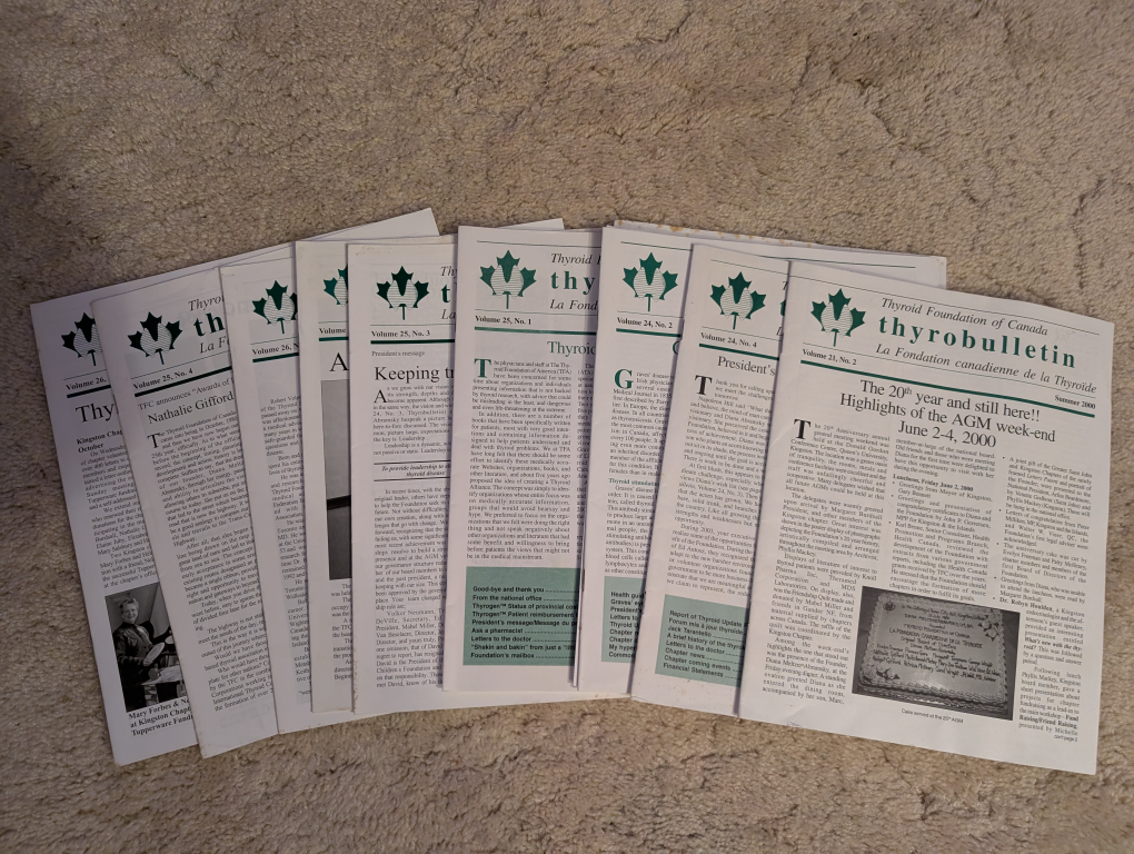 Thyroid Foundation of Canada - Thyrobulletin Magazines