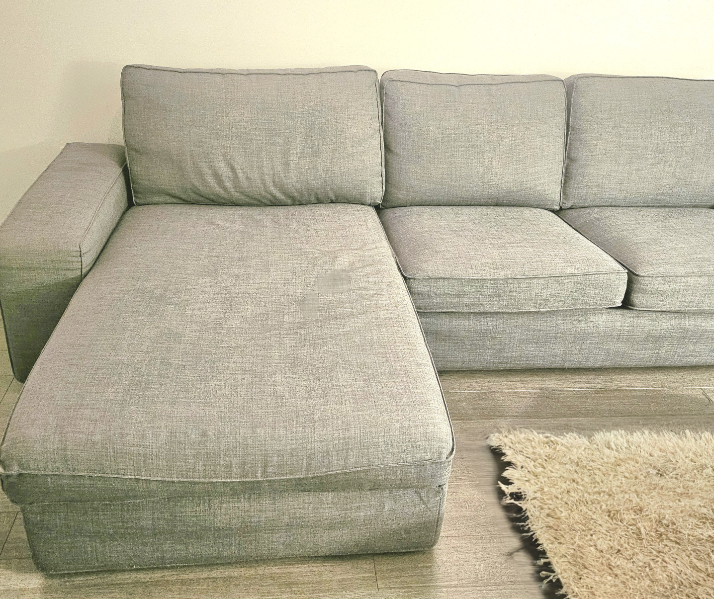 IKEA Sectional with Reversible Chaise and Washable - photo 4
