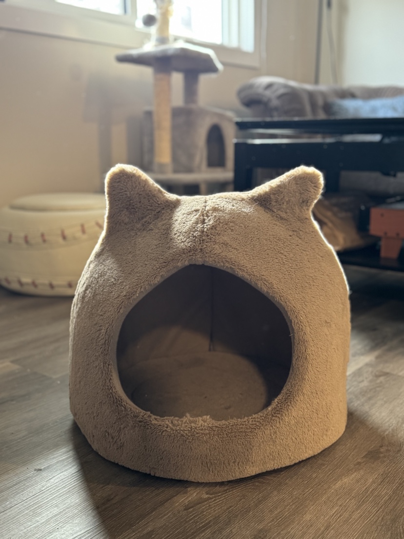 Cat-Shaped Cat House/Bed