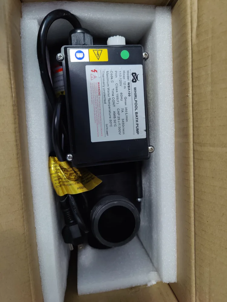 NEW WHIRLPOOL BATH PUMP WBA100 image indicator(3)