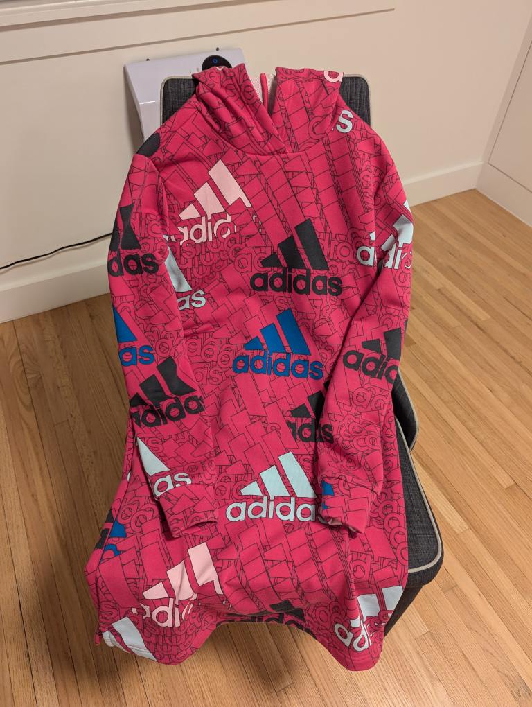 Pink Adidas Hoodie dress