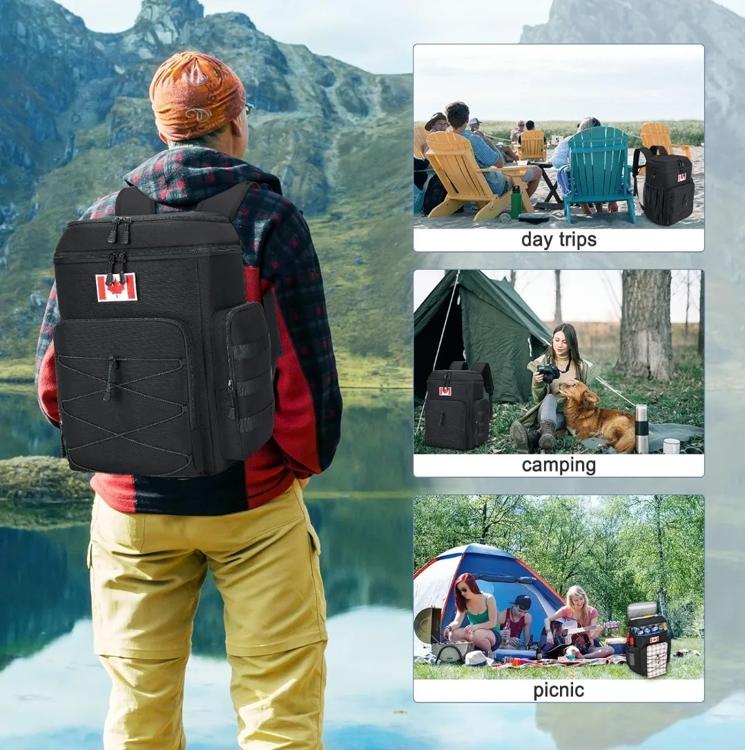 Insulated Cooler Backpack, Tactical Cooler Bag image indicator(9)