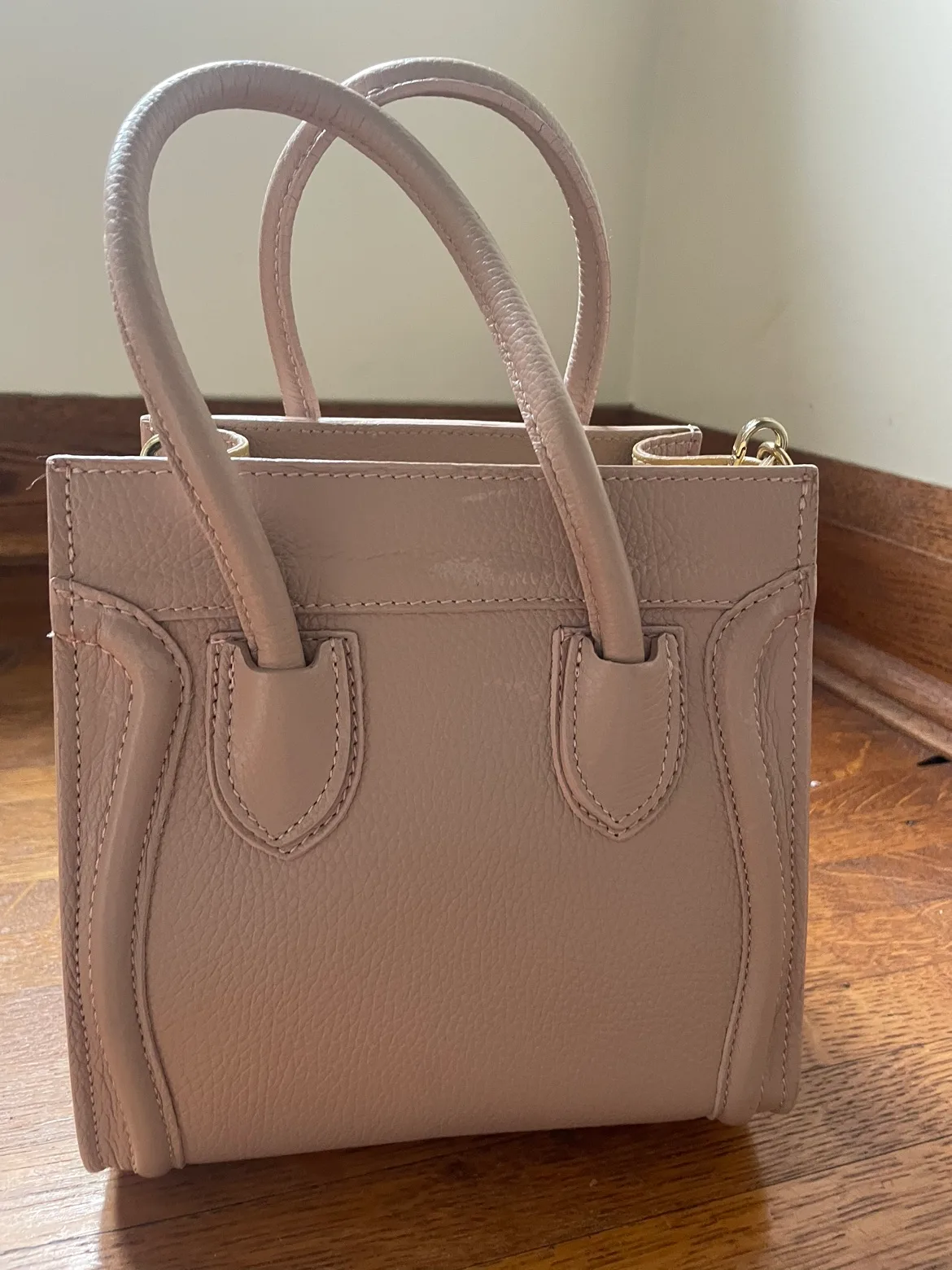 Leather Celine style purse image indicator(3)