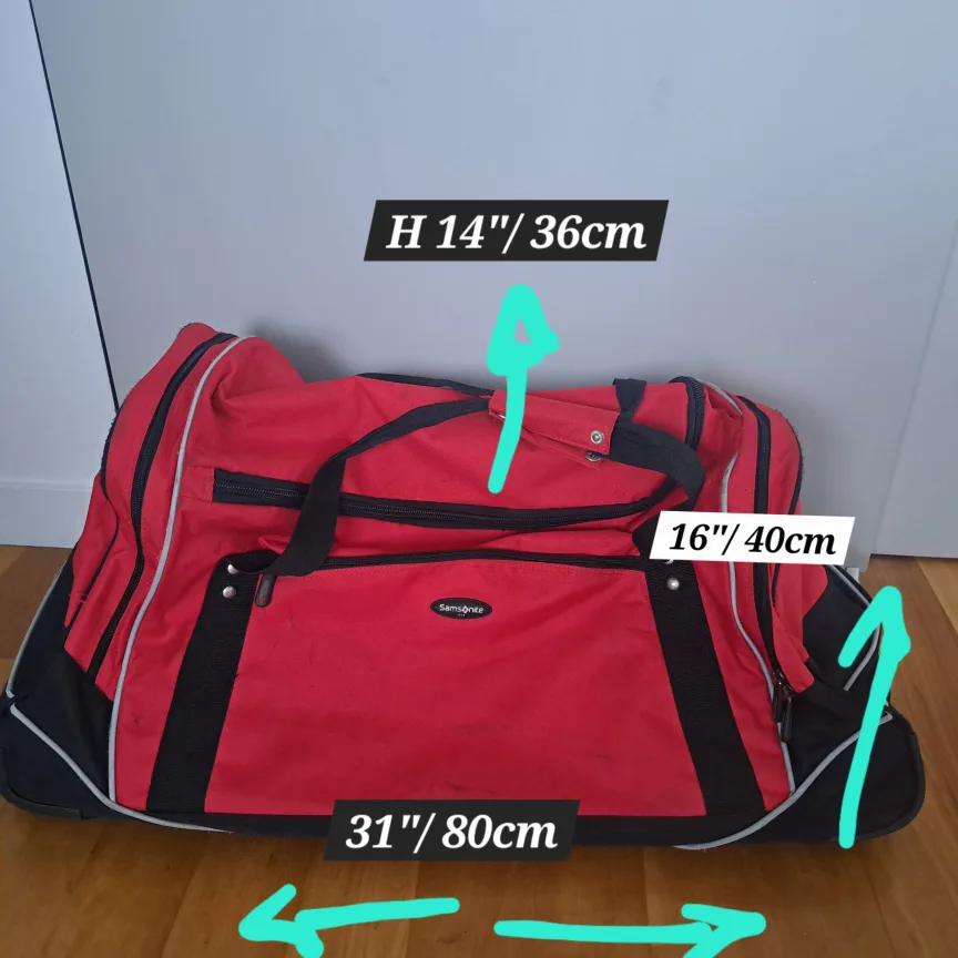 Samsonite Heavy Duty Duffle Bag with wheels thumbnail