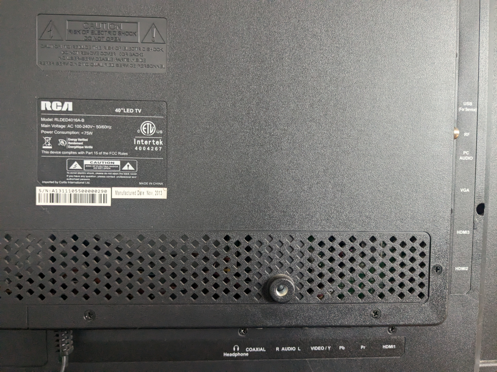 RCA 40" LED TV - photo 4