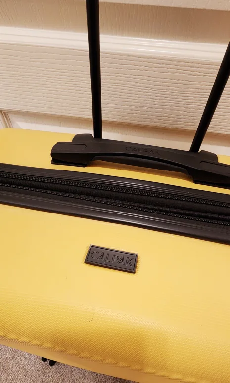 CALPAK 30-Inches Expandable Checked Luggage | Yellow | Hardshell image indicator(3)