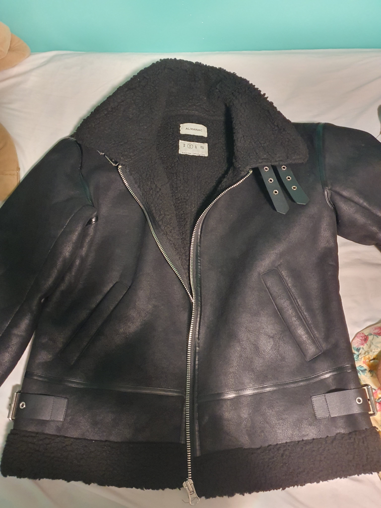 Almanac Black Shearling Jacket