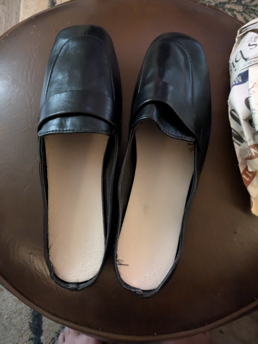 Black Leather Mules FCFS - photo 3