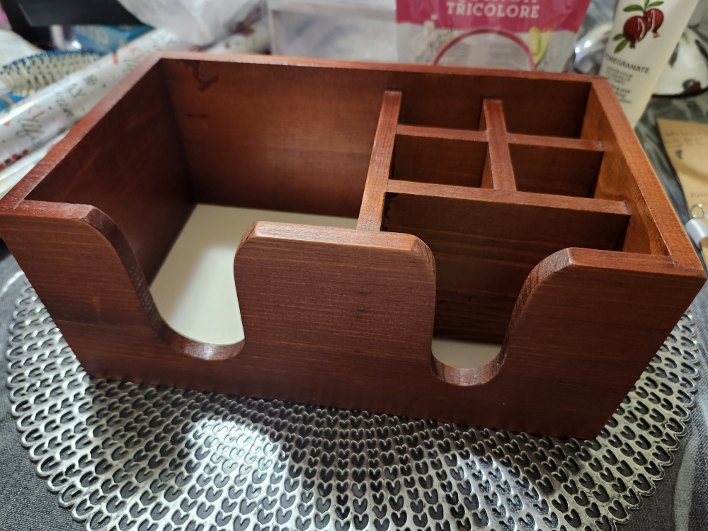 Wooden Condiment Organizer