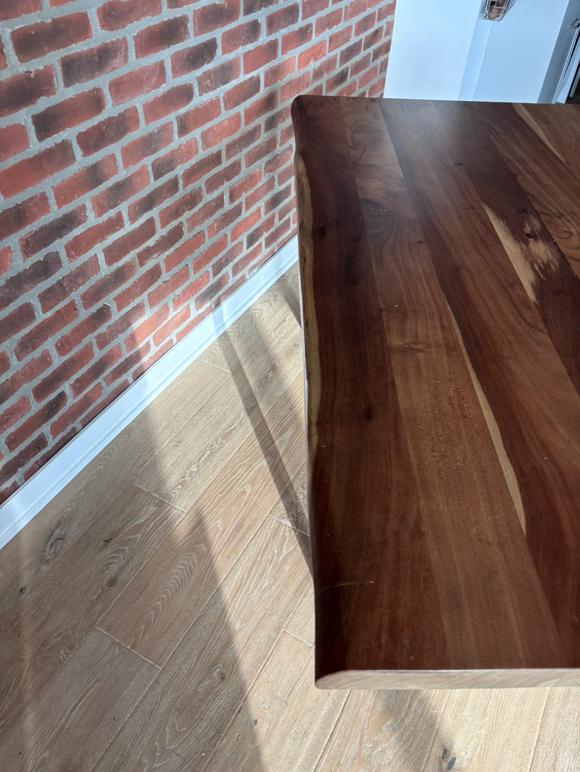 Live Edge Dining Table with Bench - photo 4