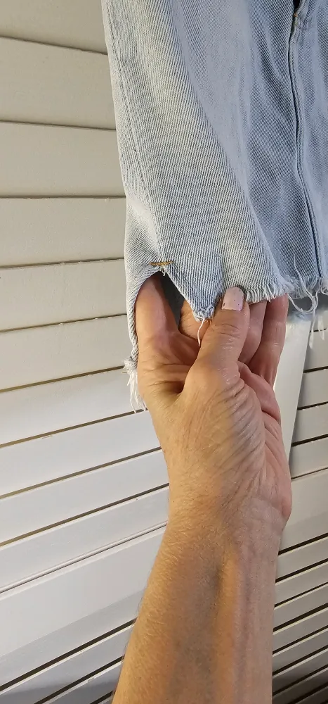 Light Wash Denim Skirt  #ThriftyPicks image indicator(2)