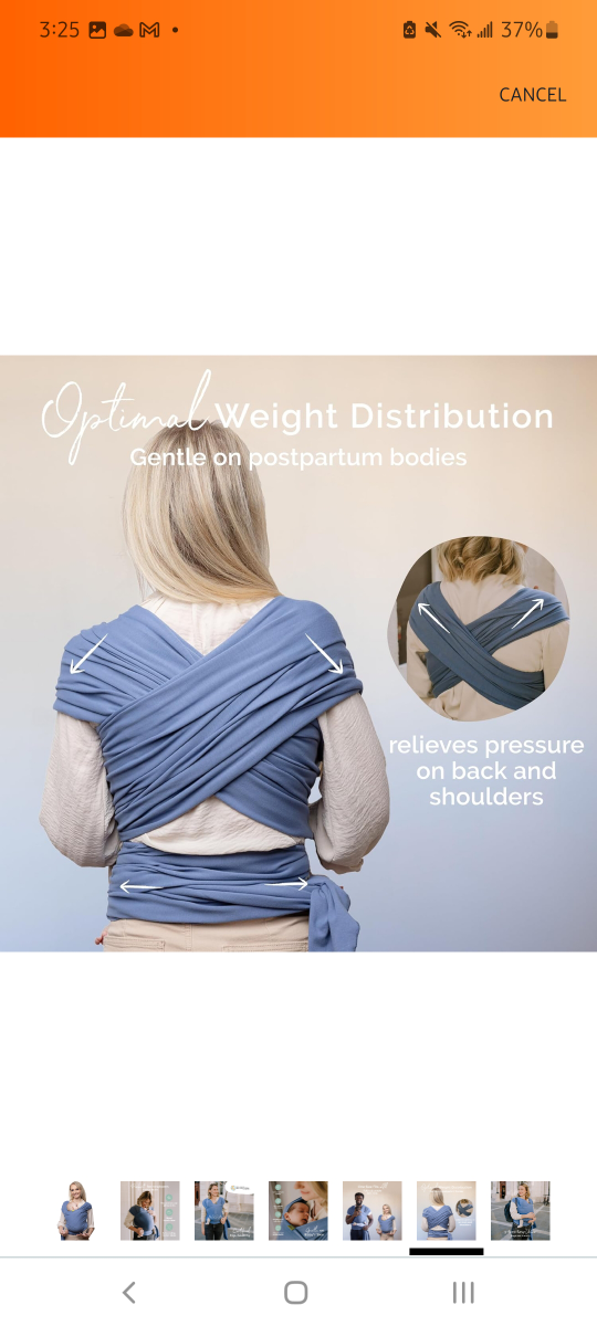 Boba Wrap Baby Carrier - photo 3