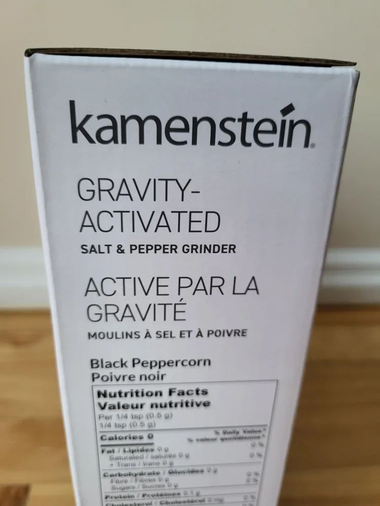 NEW! Electric Gravity Salt & Pepper Grinder image indicator(2)