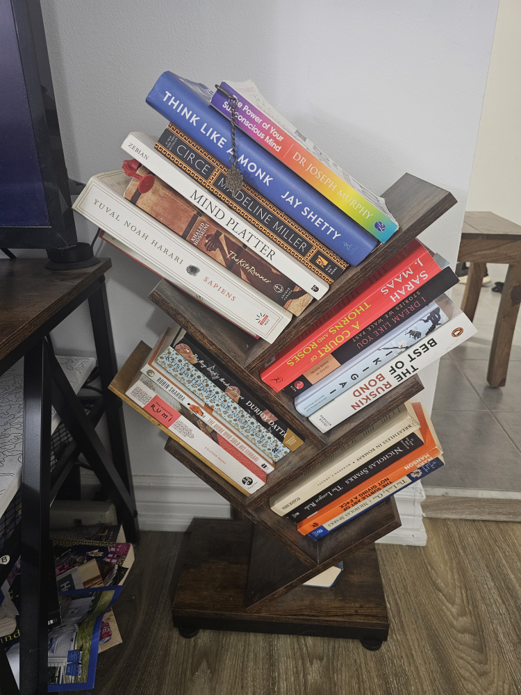 Wooden Book Shelf