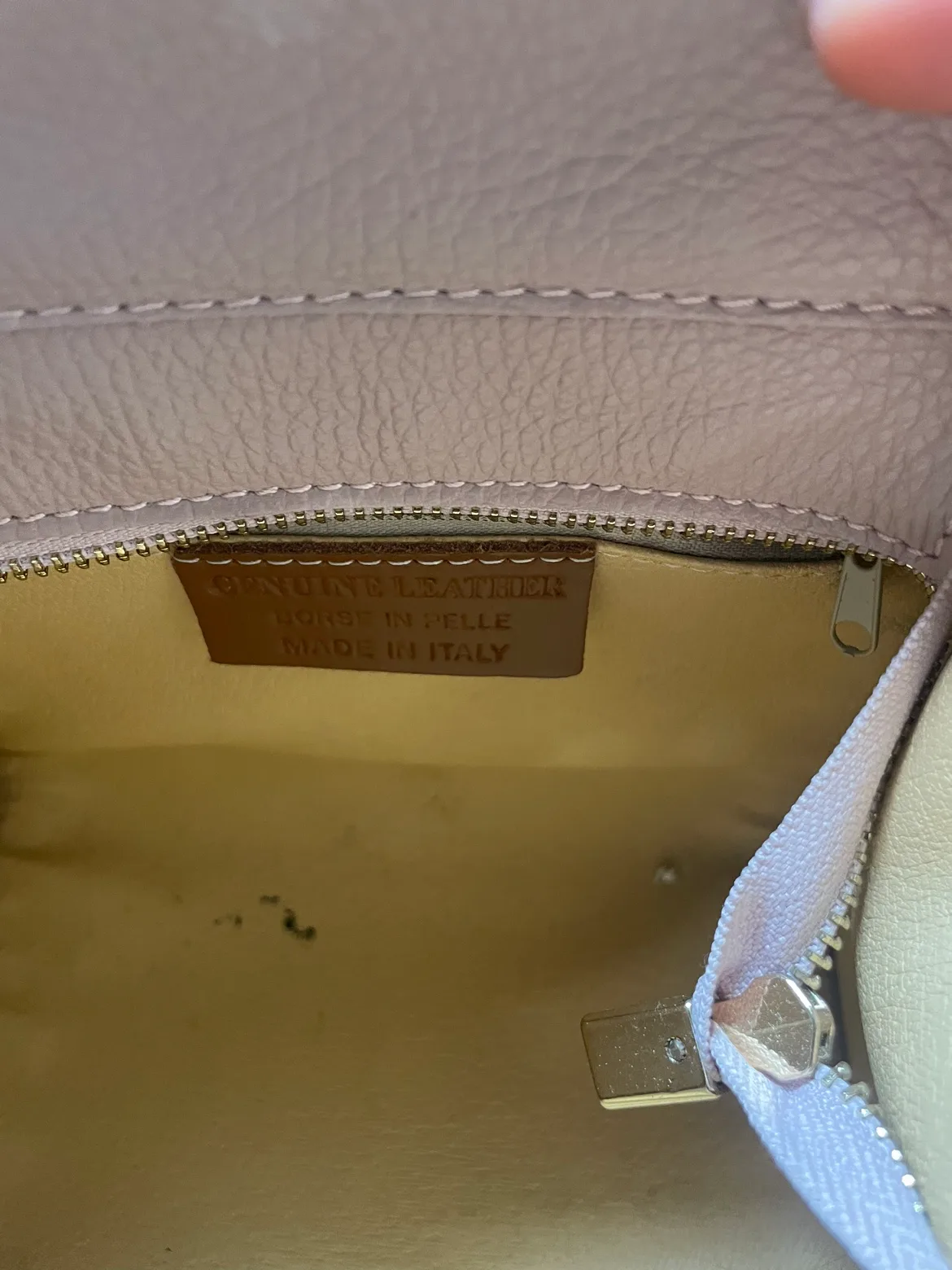 Leather Celine style purse image indicator(7)