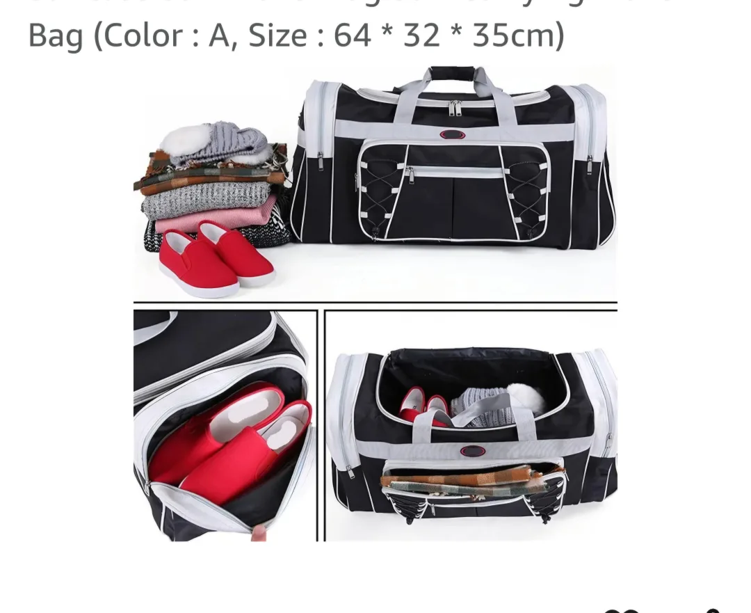 Travel bag foldable Duffle Bag image indicator(4)