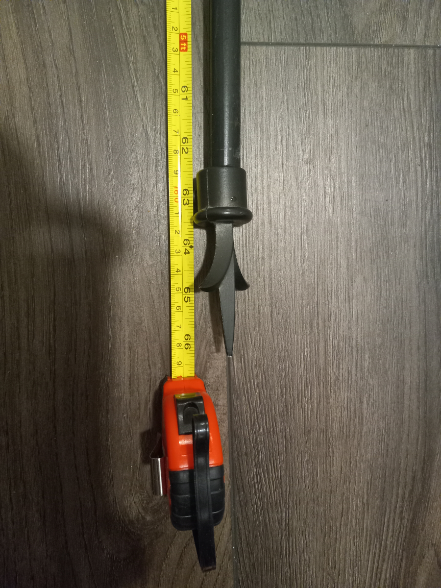 Black Metal Curtain Rod With Brackets 4.5 feet - photo 3