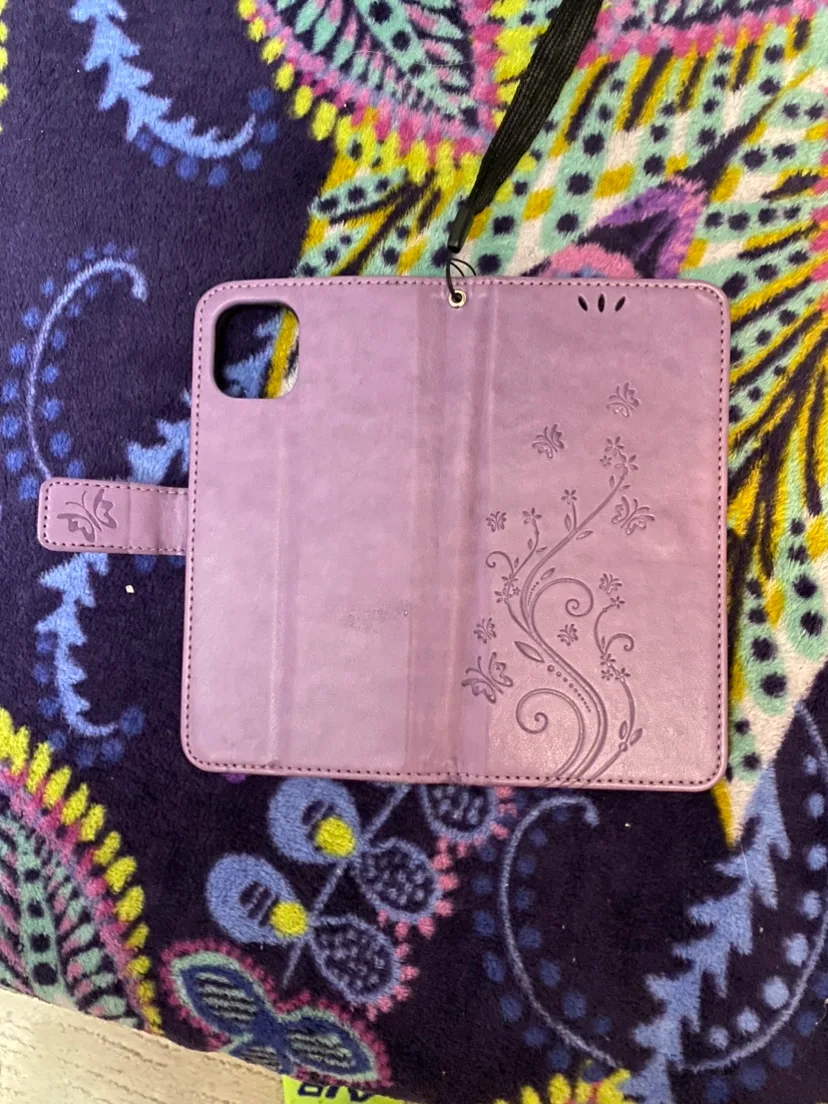 Purple Floral iPhone 11  Case image indicator(2)