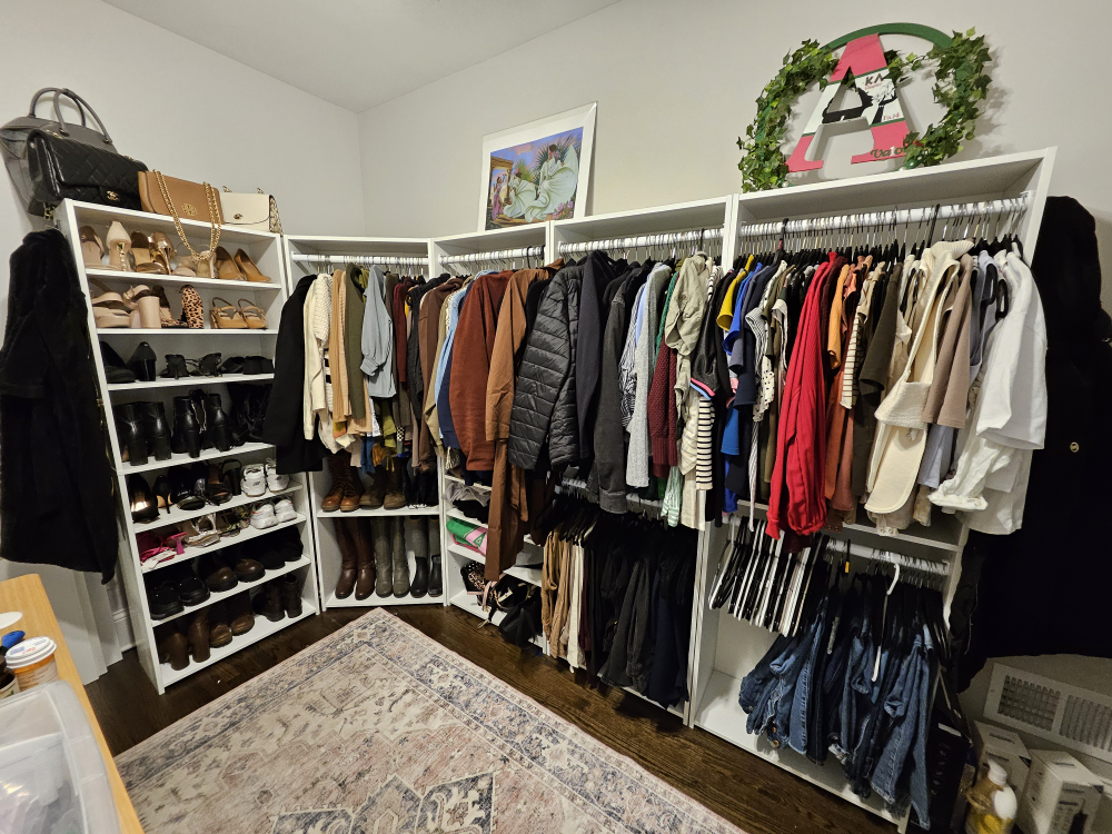 Target White Closet Organizer with Shelves