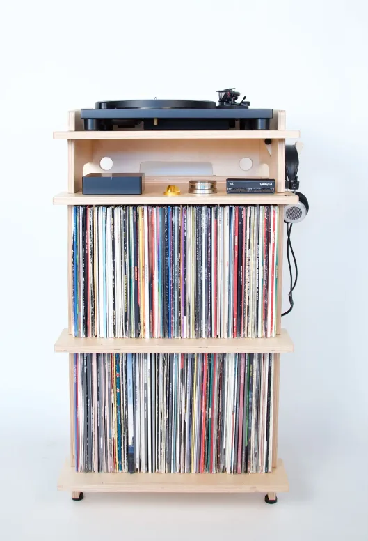 Solid wood record stand thumbnail