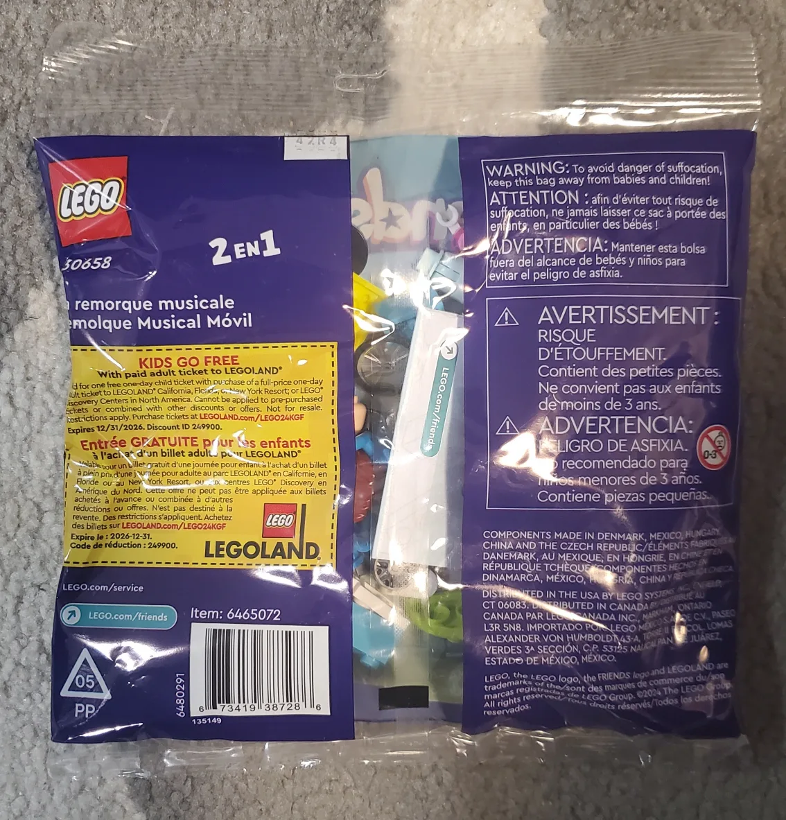 LEGO Friends Mobile Music Trailer 30658 image indicator(2)