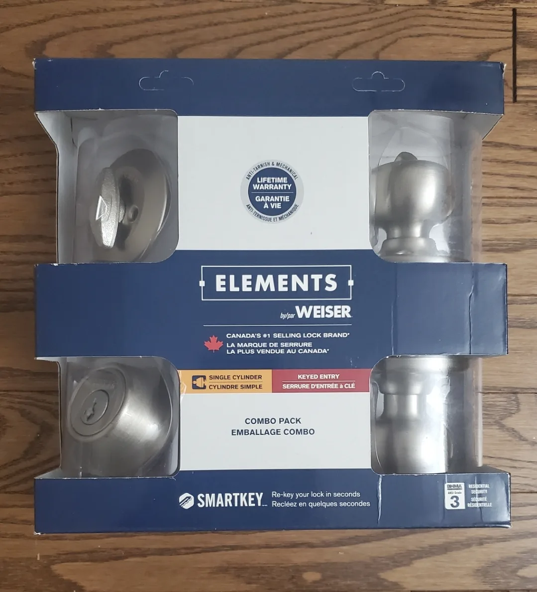 Weiser Deadbolt and Door Knob Combo Pack image indicator(3)