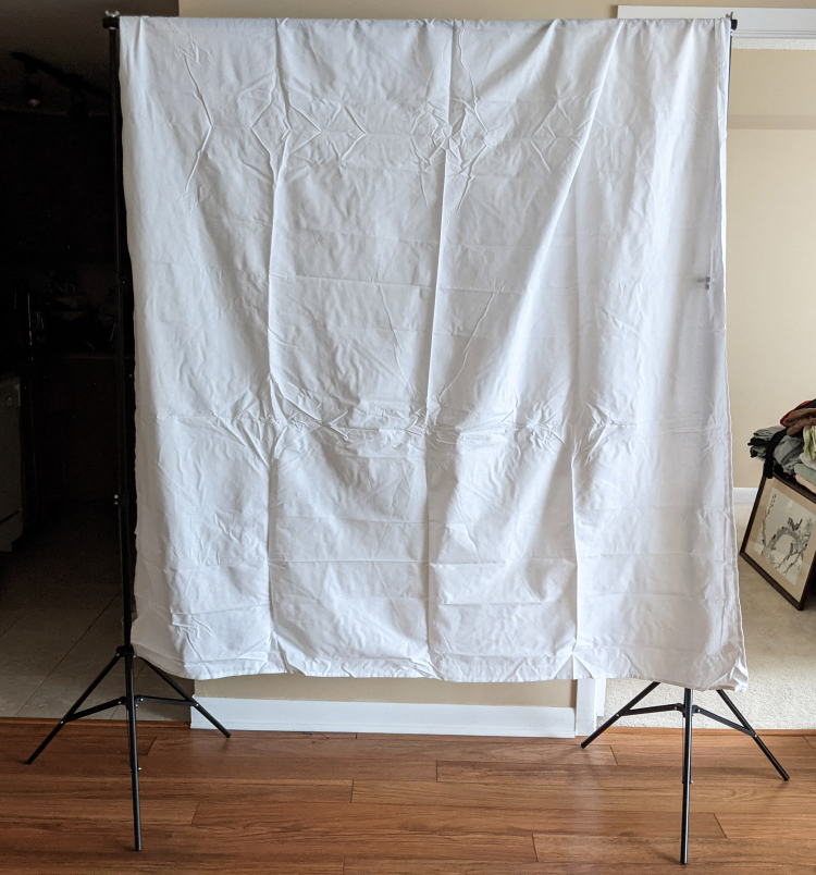 Photography Background Stands + Three Fabric Backgrounds - EUC - photo 3