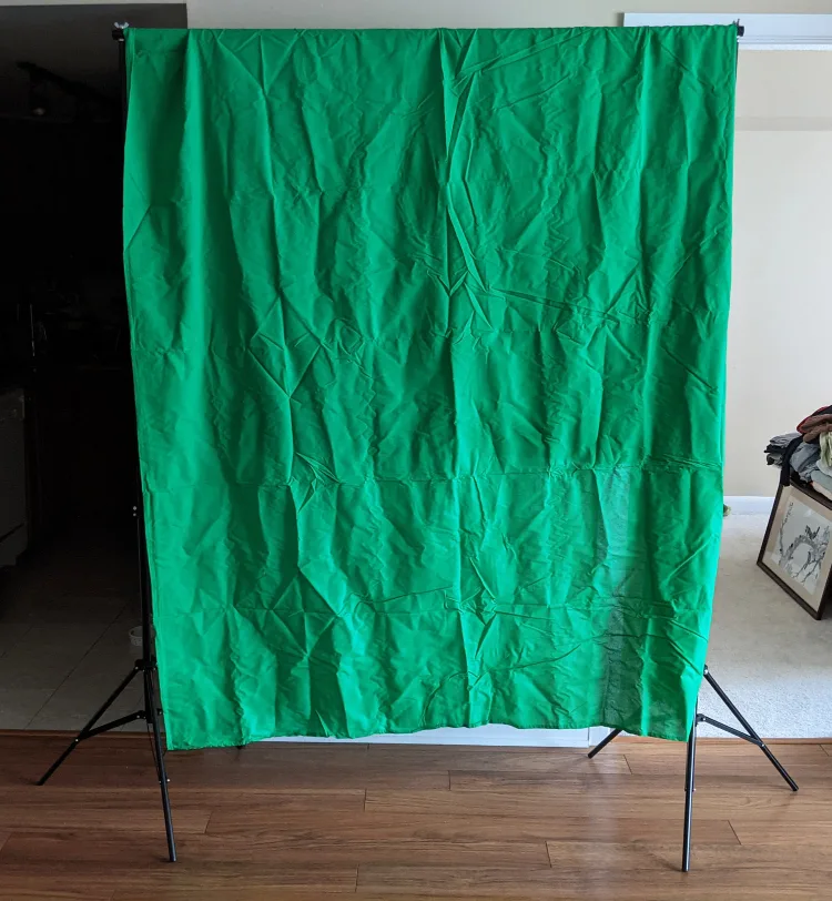 Photography Background Stands + Three Fabric Backgrounds - EUC image indicator(4)