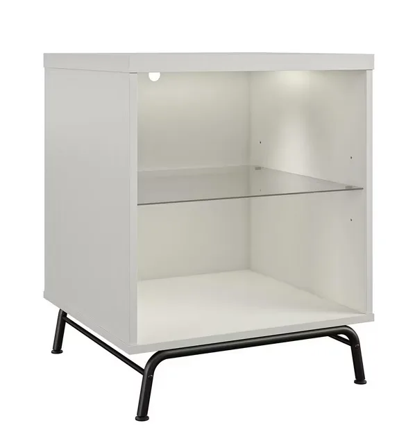 Ameriwood Home Melbourne End Table LED lighting with 7 color image indicator(3)