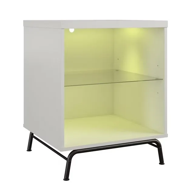 Ameriwood Home Melbourne End Table LED lighting with 7 color image indicator(5)