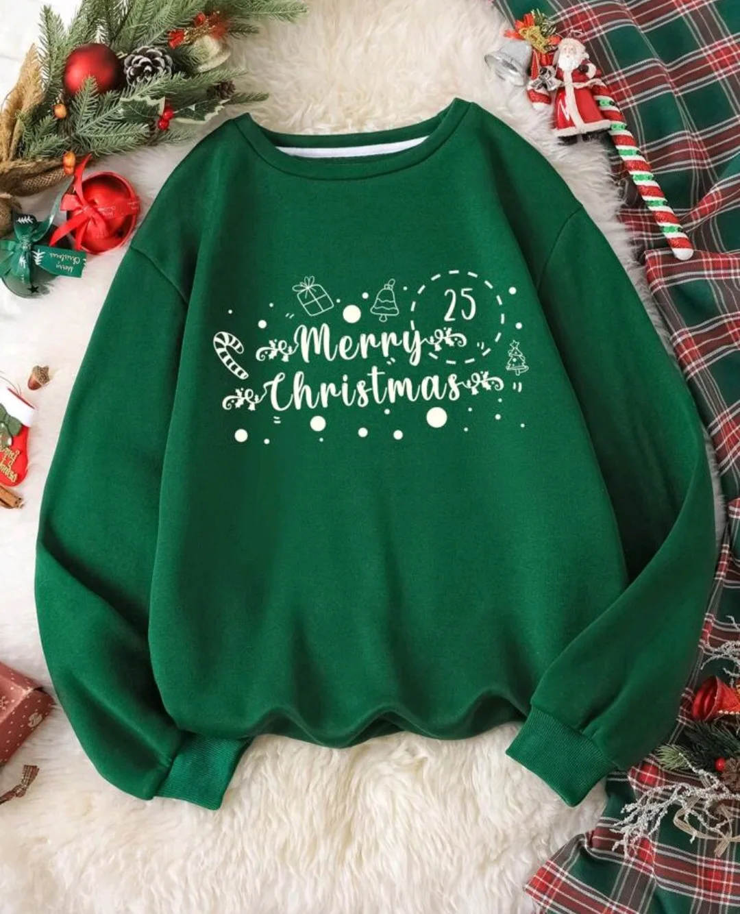 Women Christmas Sweater - Size M - Used Once thumbnail