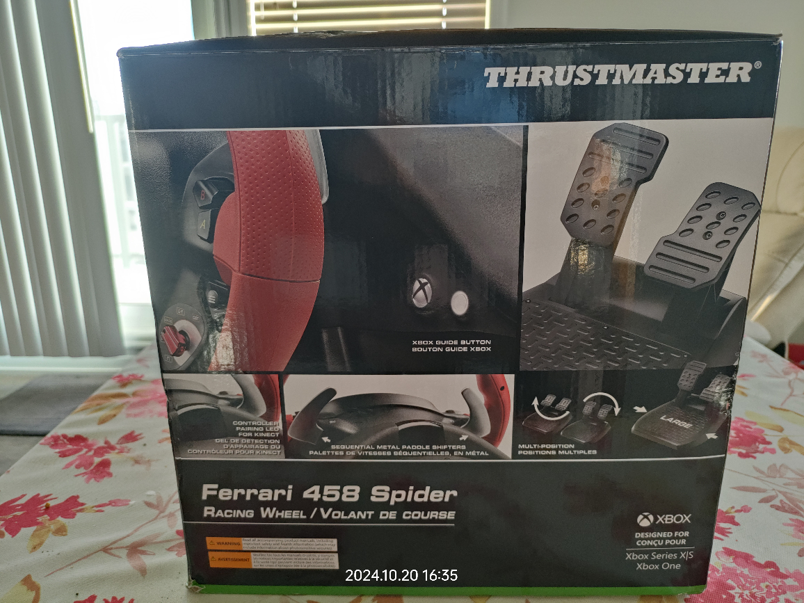 Thrustmaster Ferrari 458 Spider Racing Wheel (Sealed) - photo 2