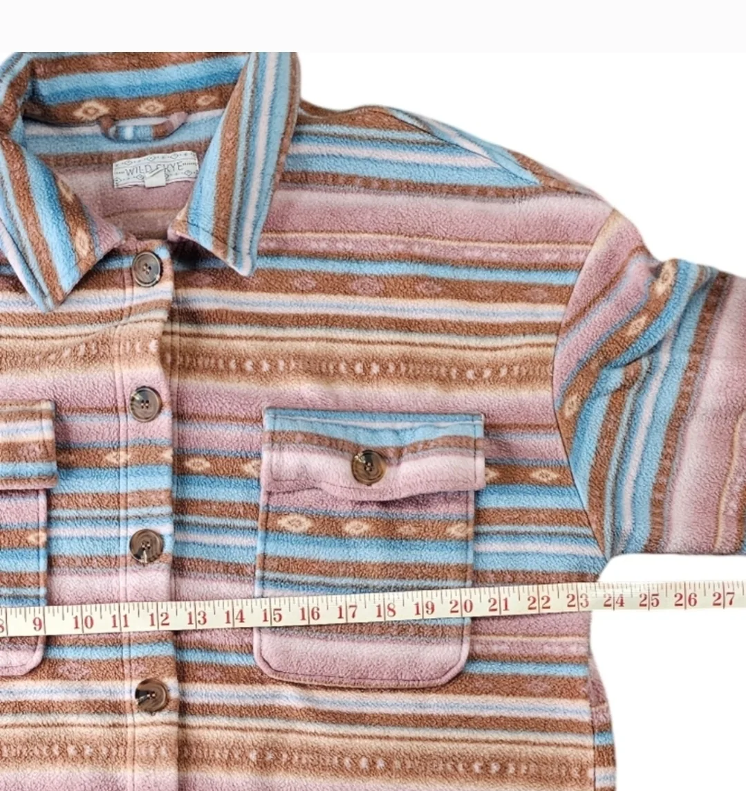 Wild Skye Western Pastel Fleece Shirt women's XL image indicator(6)