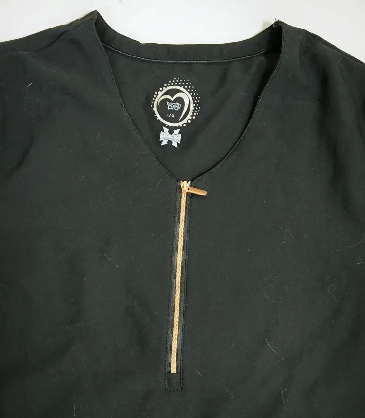 #Freecycle Health Pro Black Scrubs Top image indicator(2)