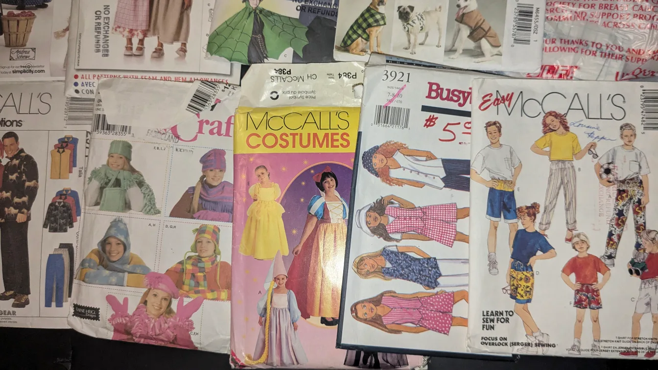 Case Lot - Sewing Patterns - Child, Adult, Pet, Home image indicator(4)