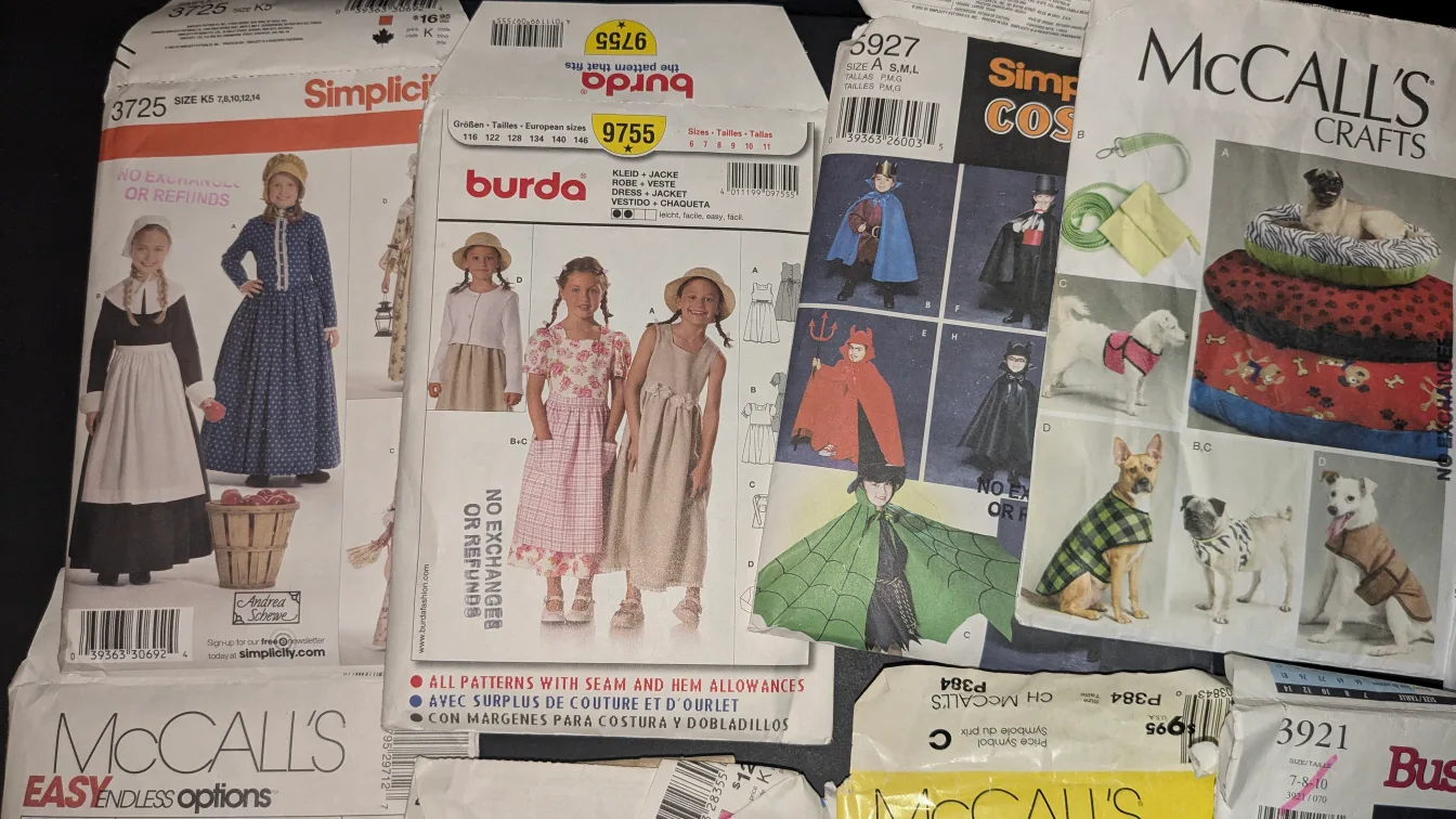 Case Lot - Sewing Patterns - Child, Adult, Pet, Home image indicator(6)