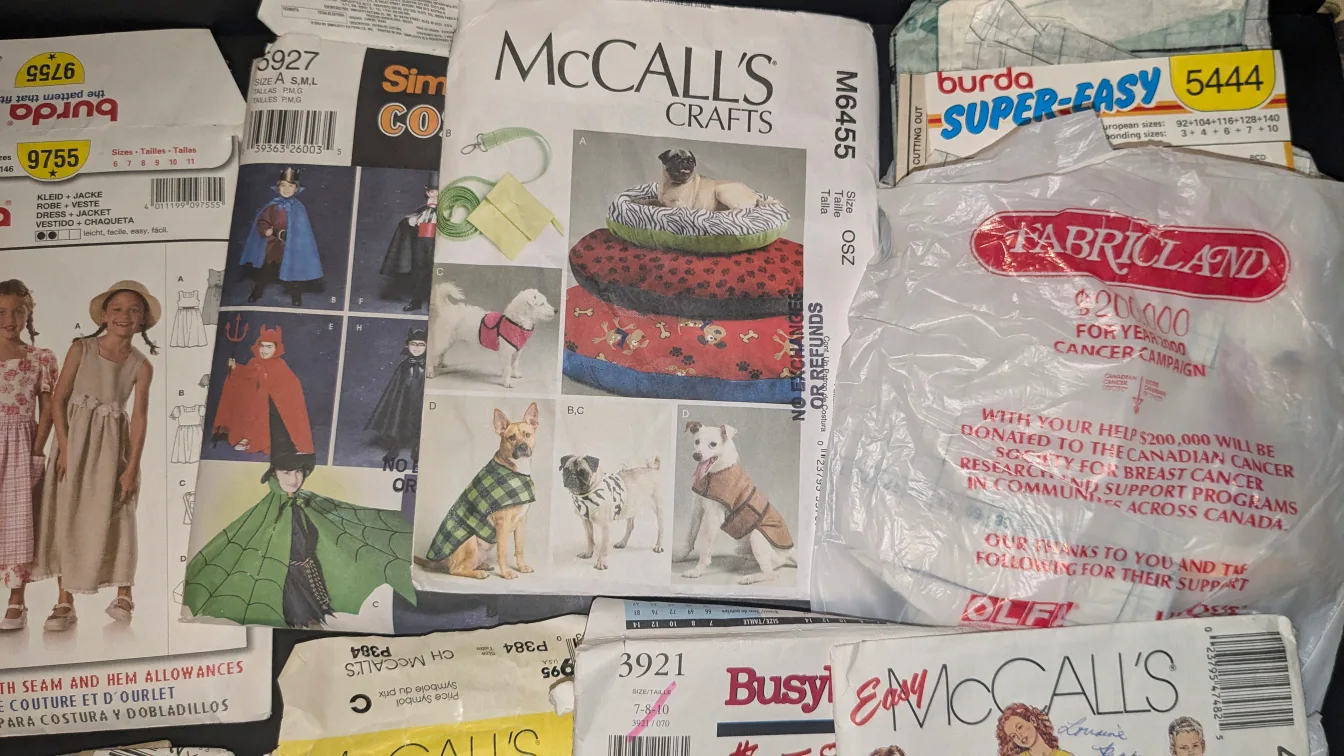 Case Lot - Sewing Patterns - Child, Adult, Pet, Home image indicator(8)