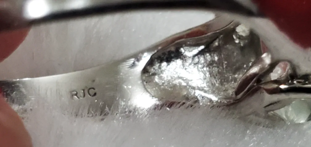 Vtg. S925 Tourmaline Ring image indicator(4)