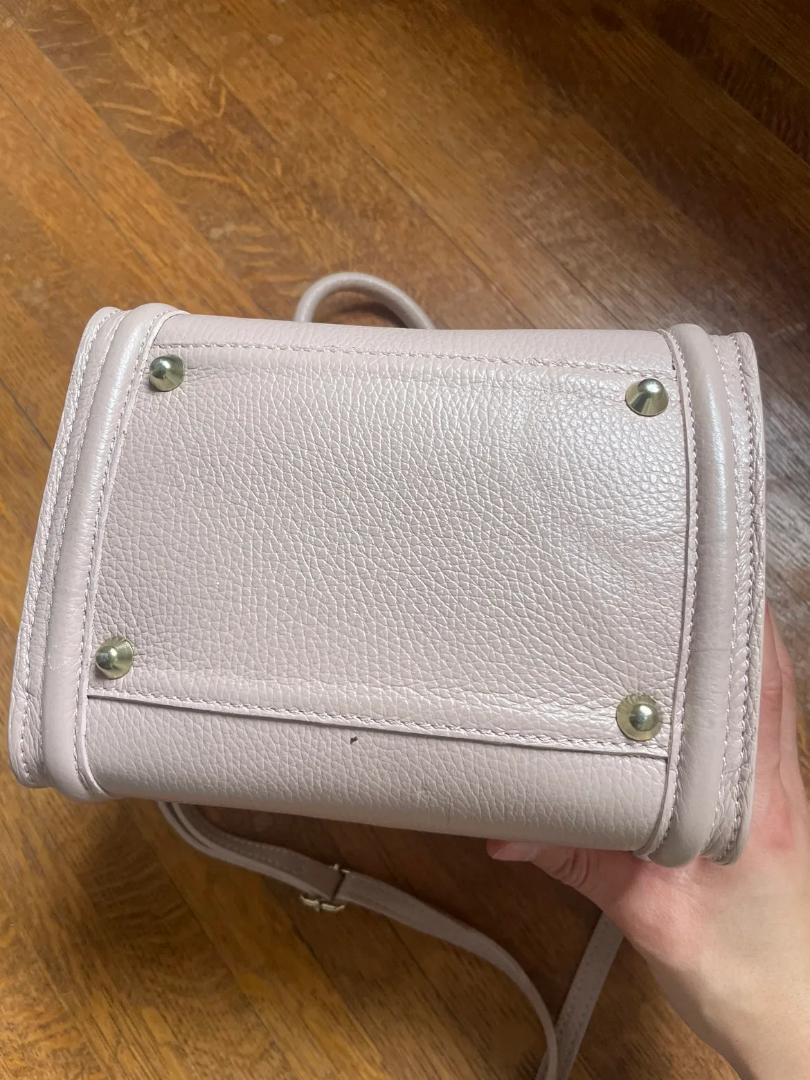 Leather Celine style purse image indicator(9)