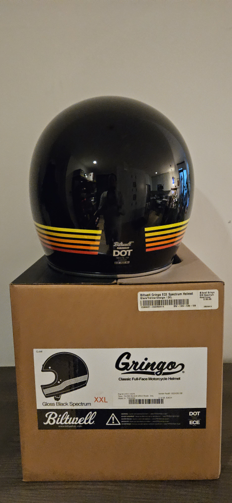 Biltwell Gringo Full Face Helmet- Size XXL - photo 3