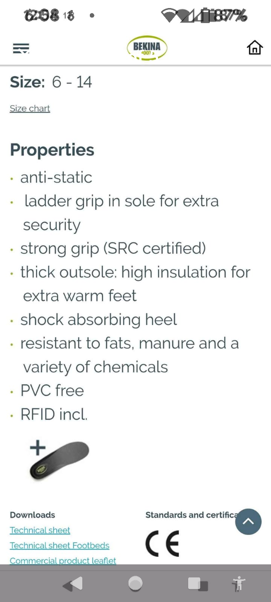 Bekina Thermolite IceShield Insulated Wellington Boots - photo 4