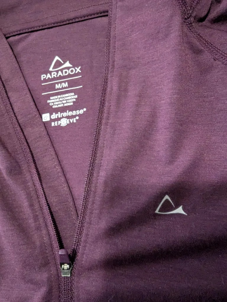 Paradox Women's Merino Blend 1/4 Zip Base Layer Long Sleeve image indicator(3)