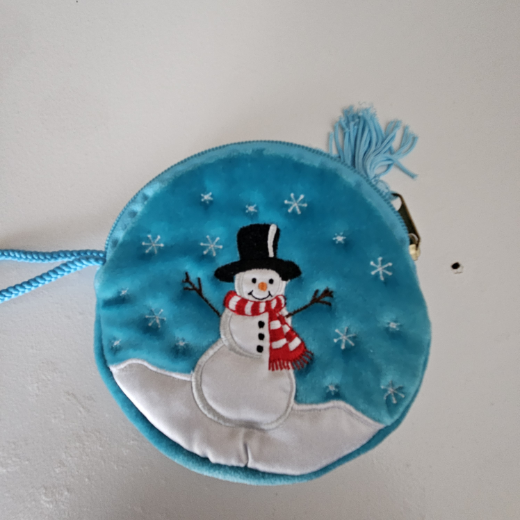 Snowman CD holder / Purse - photo 2
