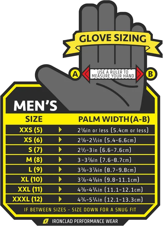 #freecycle Ironclad Men's Work Glove size L/9 image indicator(4)