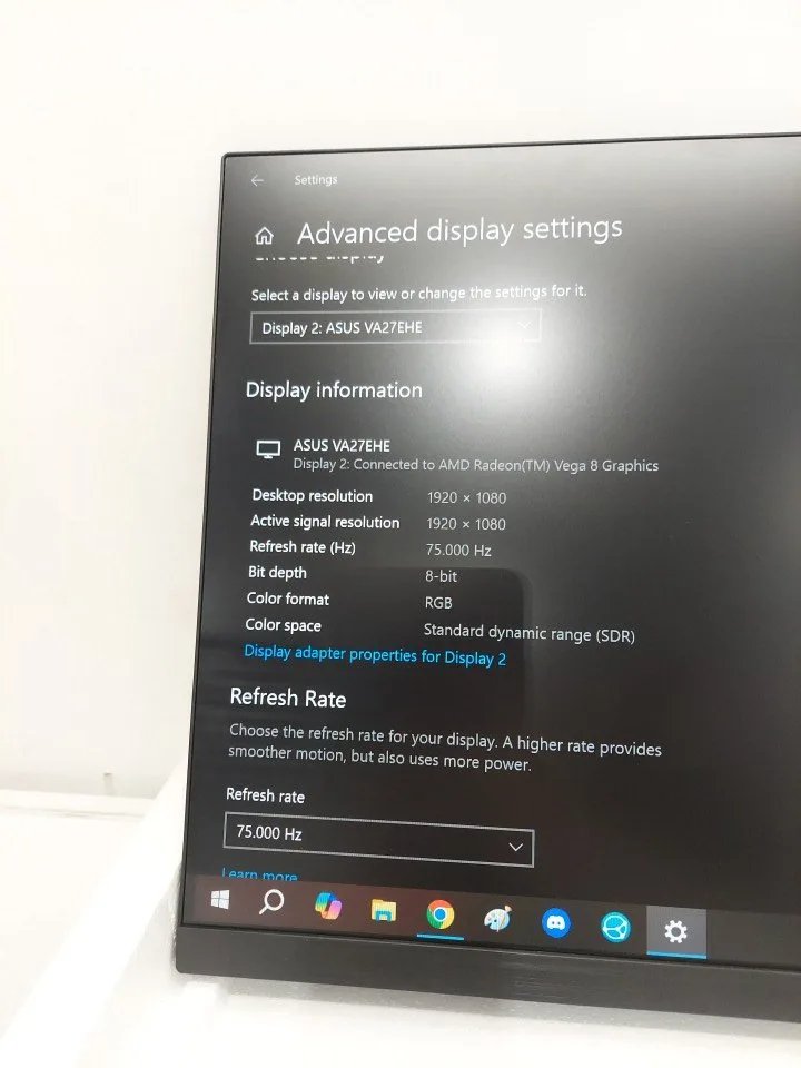 ASUS 27 Eye Care 75Hz IPS Monitor (Model VA27EHE) image indicator(4)